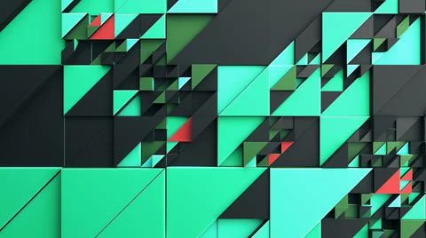 Abstract Triangular Pattern 库存插图