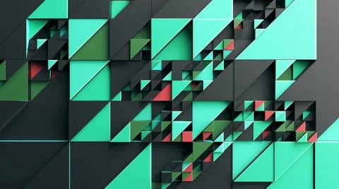 Abstract Triangular Pattern Stock Illustration