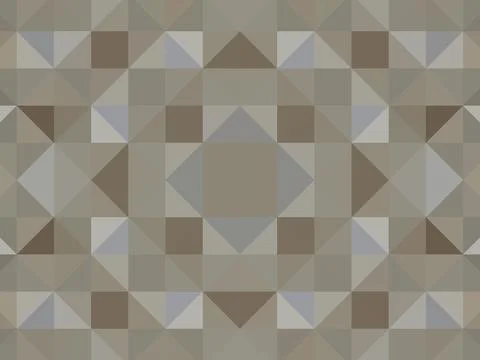 Abstract triangular pixelation. Multi-colored texture. Stock Illustration