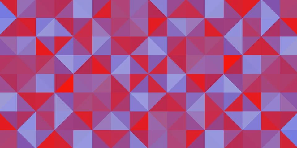 Abstract triangular pixelation. Multi-colored texture. Mosaic pattern Stock Illustration