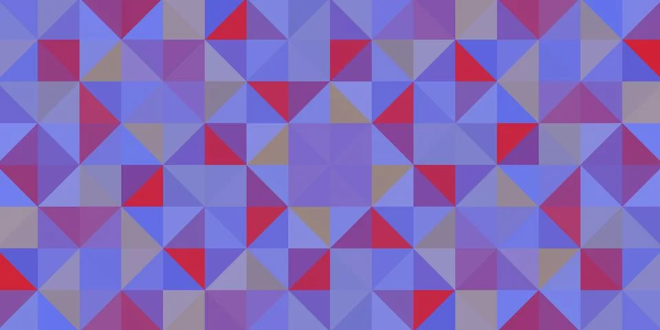 Abstract triangular pixelation. Multi-colored texture. Mosaic pattern Illustrazione stock