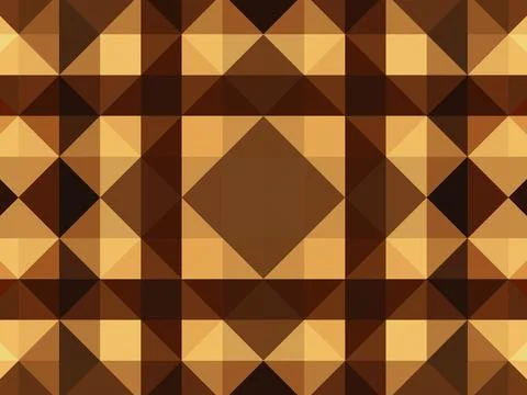 Abstract triangular pixelation. Multi-colored texture. Mosaic pattern Illustrazione stock