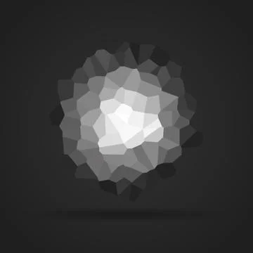 Abstract triangular shape. Vector Illustration. Stock Illustration