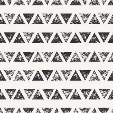 Abstract Triangular Shapes Seamless Pattern Illustrazione stock