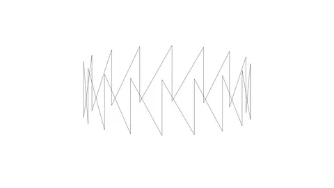 Abstract Triangular Spinning Bracelet Link Chain Pattern Loop Stock Footage 118988010