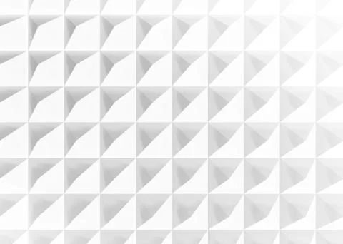 Abstract triangular surface pattern, front view. 3d Stock Illustration