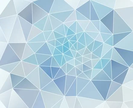 Abstract triangular texture in blue colours Stock-Illustration