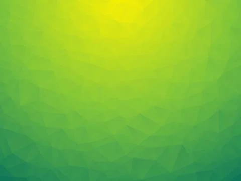 Abstract triangular yellow green bio background low poly Illustrazione stock