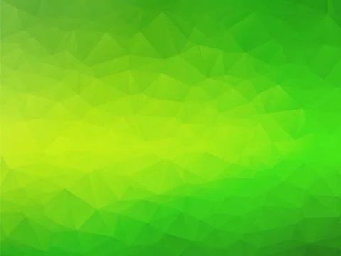 Abstract triangular yellow green bio background Ilustración de archivo