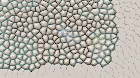 Abstract triangulated texture of a gray mosaic for backgrounds and for wallpaper Stock Footage 318478947