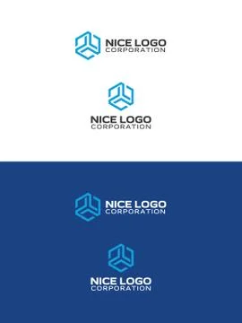 Abstract trio logo Illustrazione stock