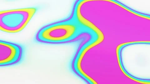 Abstract trippy gradient background with liquid style waves. Seamless loopi.. Stock Footage 309999811