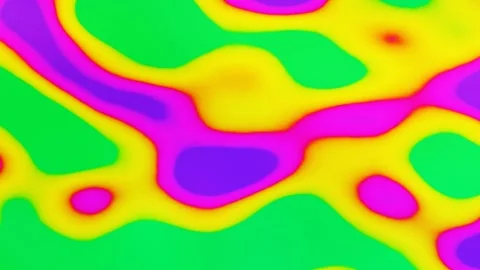 Abstract trippy gradient background with liquid style waves. Seamless loopi.. Stock Footage 312030283