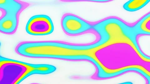 Abstract trippy gradient background with liquid style waves. Seamless loopi.. Stock Footage 317834631