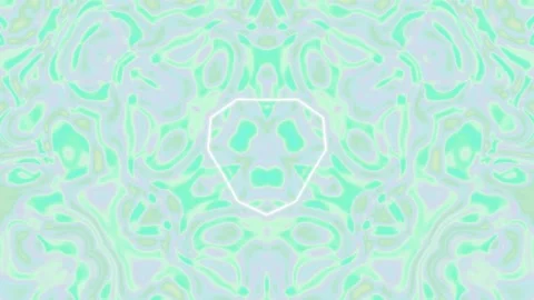Abstract trippy kaleidoscope pattern, psychedelic background Stock Footage 331361359