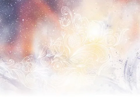 Abstract Tropical Background Stock Illustration