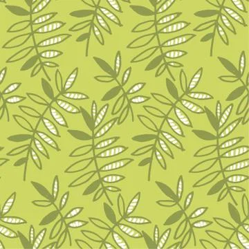 Abstract tropical leaves seamless pattern for wrapping paper, fabric, box, cl Illustrazione stock