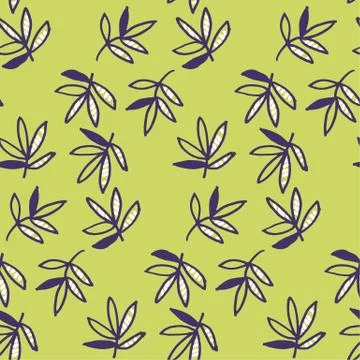 Abstract tropical leaves seamless pattern for wrapping paper, fabric, box, cl Stock Illustration