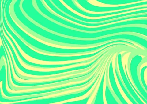 Abstract Tropical Palm Leaf Background With Green Swirl Pattern And Summer .. Stock Illustration