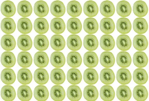 Abstract tropical pattern kiwi print Stock Illustration