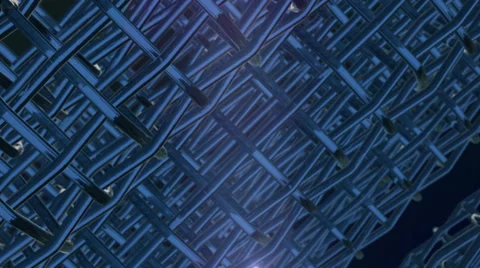 Abstract Tubes Loop 03 Stock Footage 51964262