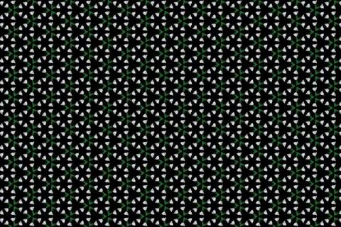 Abstract Tulip Pattern Stock Illustration