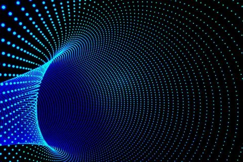 Abstract tunnel ,3d render Illustrazione stock