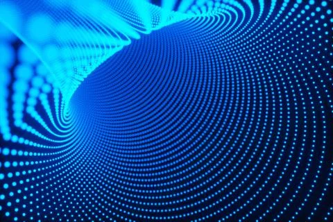 Abstract tunnel ,3d render Illustrazione stock