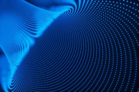 Abstract tunnel ,3d render Illustrazione stock