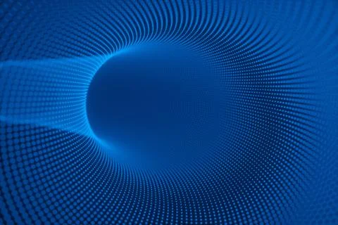 Abstract tunnel ,3d render Stock-Illustration