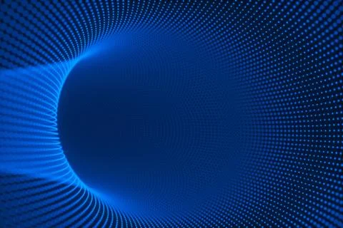 Abstract tunnel ,3d render Illustrazione stock