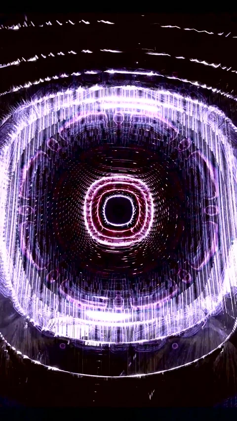 Abstract tunnel animation loop video background for presentations and live .. Stock Footage 321568742