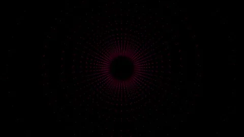 Abstract tunnel background animation with animated purple lighting dots texture Stock Footage 274235353