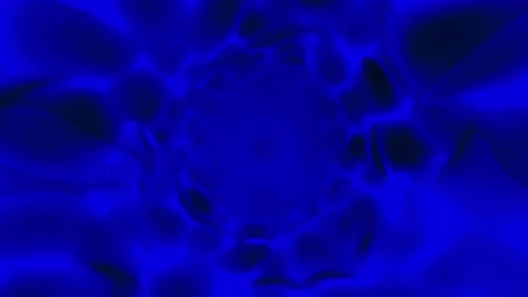 Abstract tunnel background blue Stock Footage 229426656