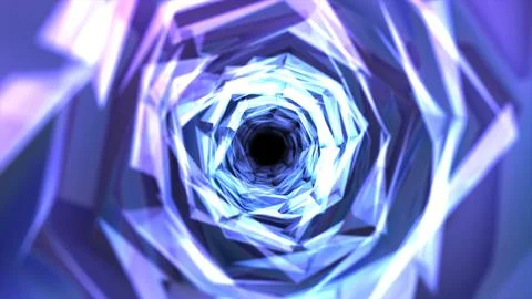 Abstract Tunnel Background Stock Illustration