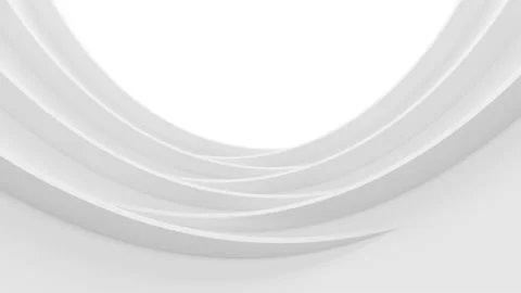 Abstract Tunnel Background. Minimal White Animation Stock Footage 137628211