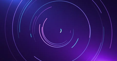 Abstract tunnel on blue background Stock Footage 260626459