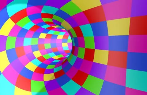 Abstract tunnel Stock Illustration