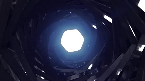 Abstract Tunnel of Light Animation Background Stock-Footage 287411790