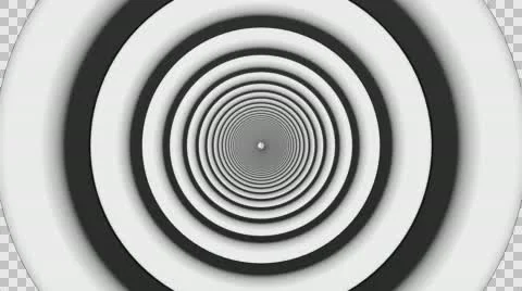 Abstract tunnel loop animation (alpha channel) Stock Footage 59952331