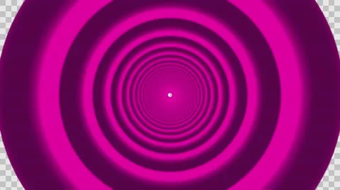 Abstract tunnel loop animation (alpha channel) Stock Footage 59953642