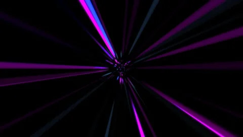 Abstract tunnel moving in hyperspace lines fast  energy 4K video Stock Footage 249804394
