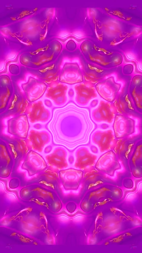 Abstract tunnel video vj loop with symmetrical shapes and a seamless loopin.. Stock Footage 321568922