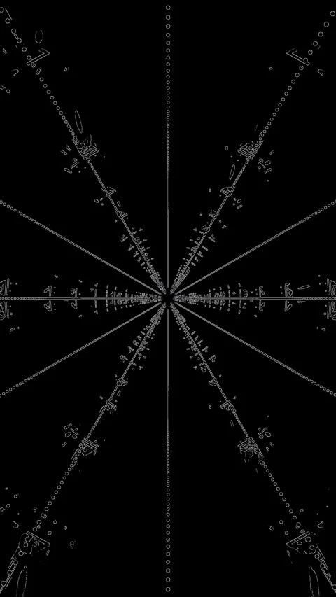 Abstract tunnel video vj loop screensaver seamless looping geometric patter.. Stock Footage 321576049
