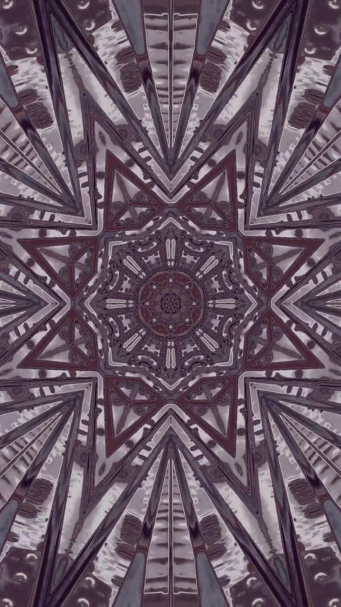 Abstract tunnel vj loop seamless pattern background creates illusion of dep.. Video stock 321567287