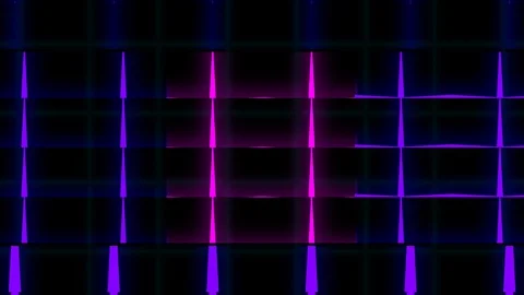 Abstract tunnel VJ motion background, mapping. night club party. Stock Footage 128123374