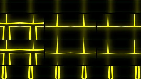 Abstract tunnel VJ motion background, mapping. night club party. Stock Footage 128124175