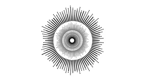 Abstract tunnel white Video stock 85018133