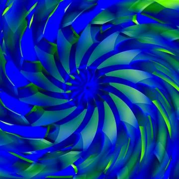 Abstract Turbine Stock Illustration