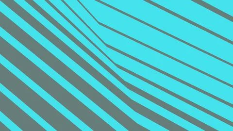 Abstract turquoise and grey diagonal striped pattern Stock Illustration